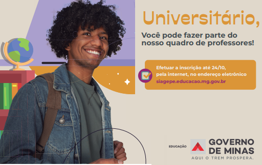 Faça parte do nosso quadro de professores!