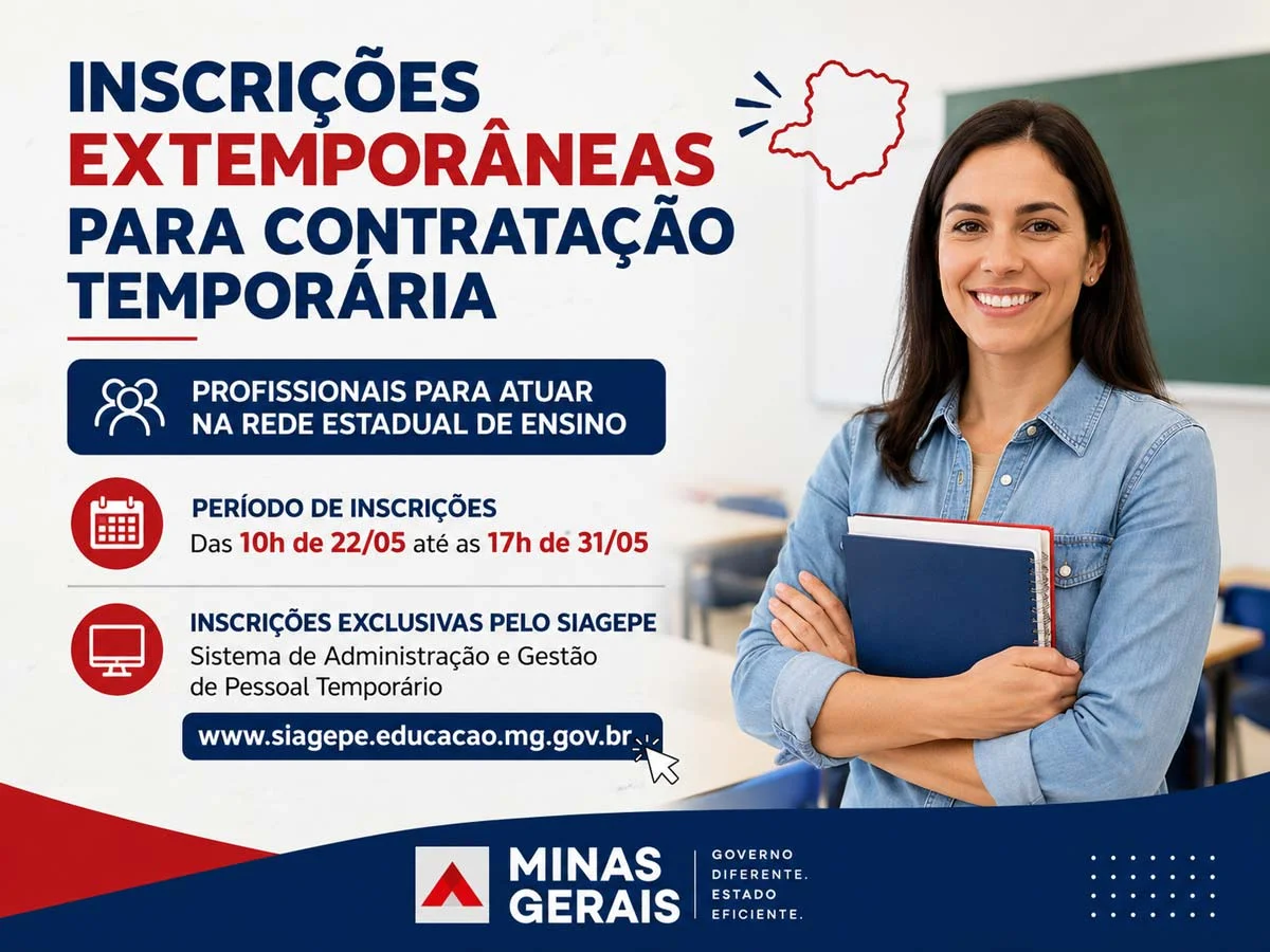 DIVULGADO NOVO CRONOGRAMA DE INSCRIÇÕES EXTEMPORÂNEAS